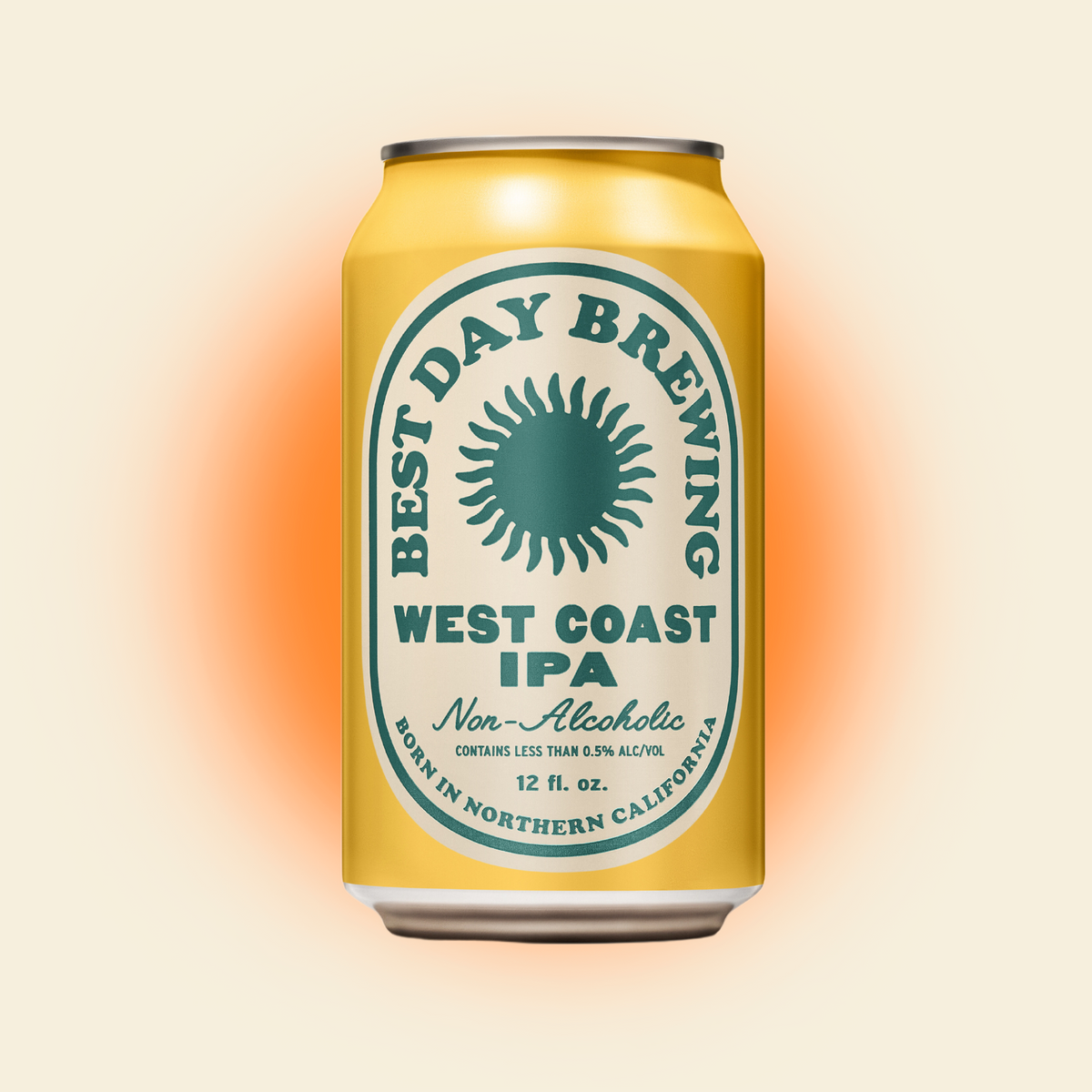 Best Day Brewing - West Coast IPA - Nonalcoholic Beer - 6-Pack