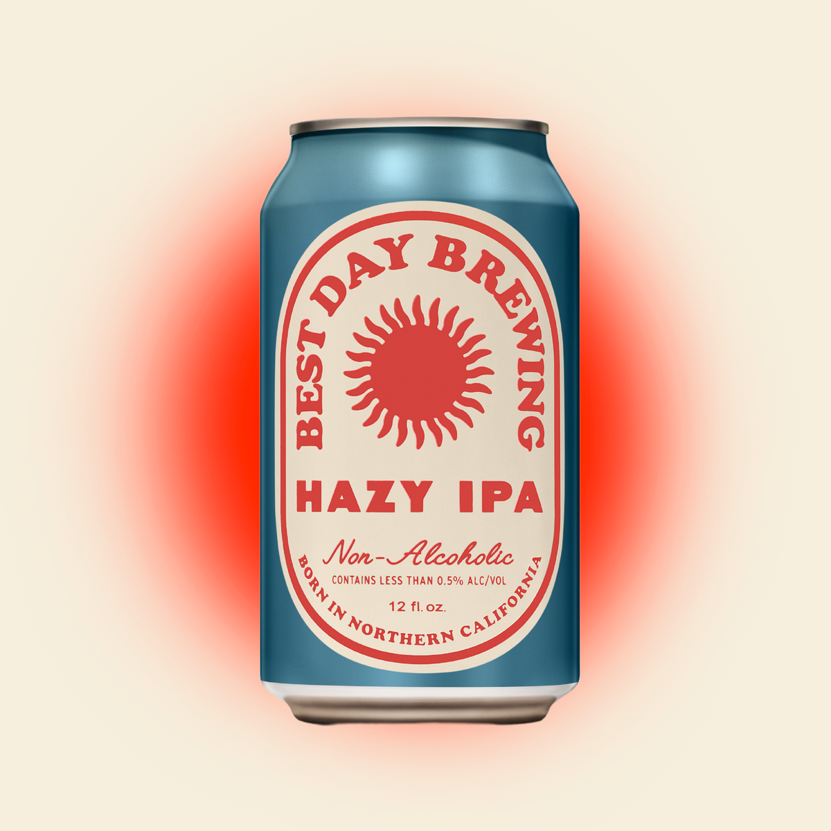 Best Day Brewing - Hazy IPA - Nonalcoholic Beer - 6-Pack