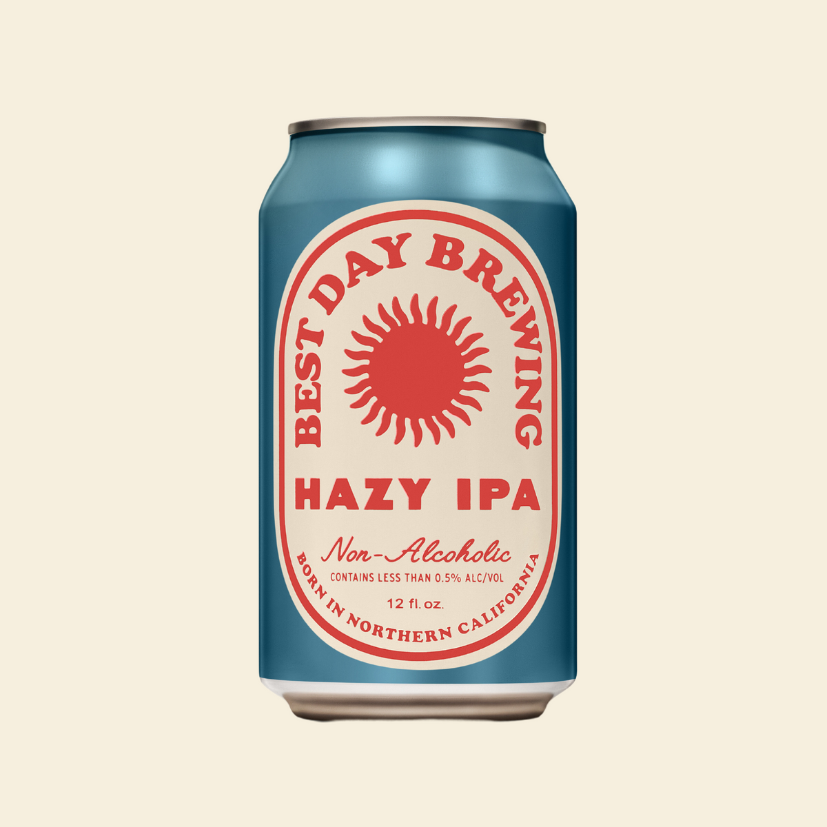 Best Day Brewing - Hazy IPA - Nonalcoholic Beer - 6-Pack