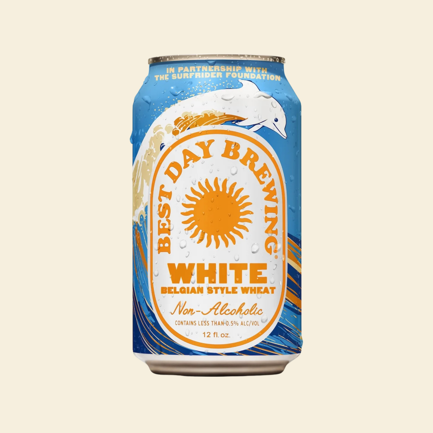 Best Day Brewing - White Belgian Style Wheat - Nonalcoholic Beer - 6-Pack