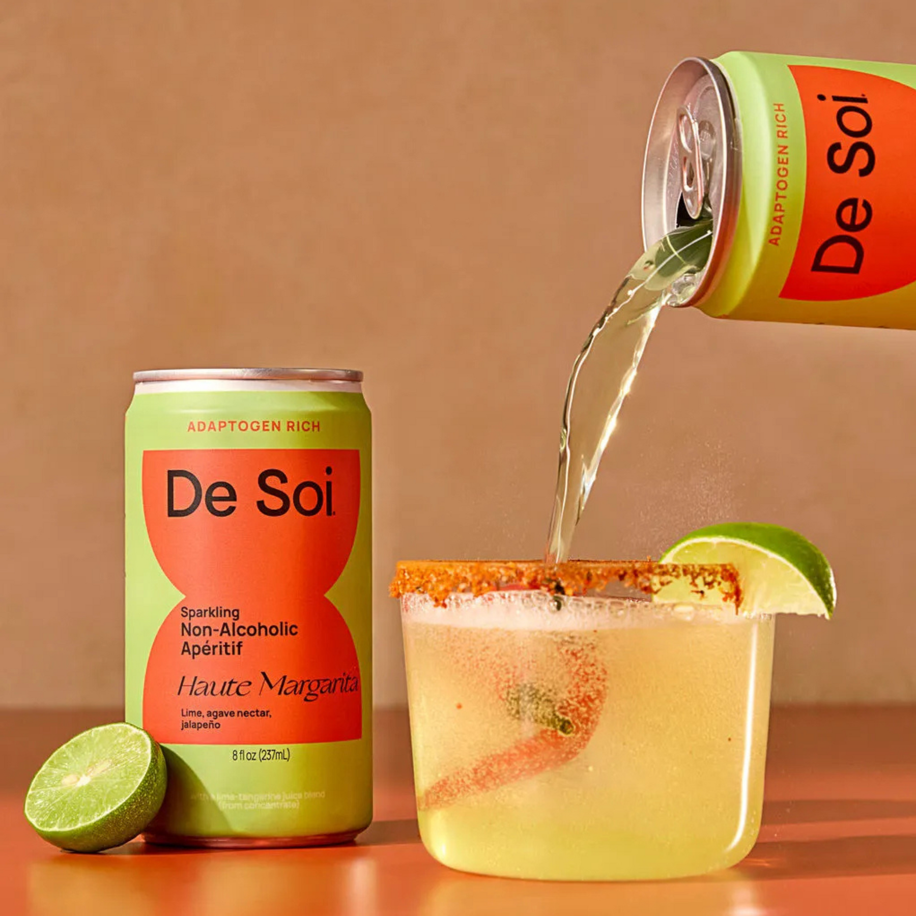 De Soi - Haute Margarita- Nonalcoholic Functional Aperitif - 4 Pack