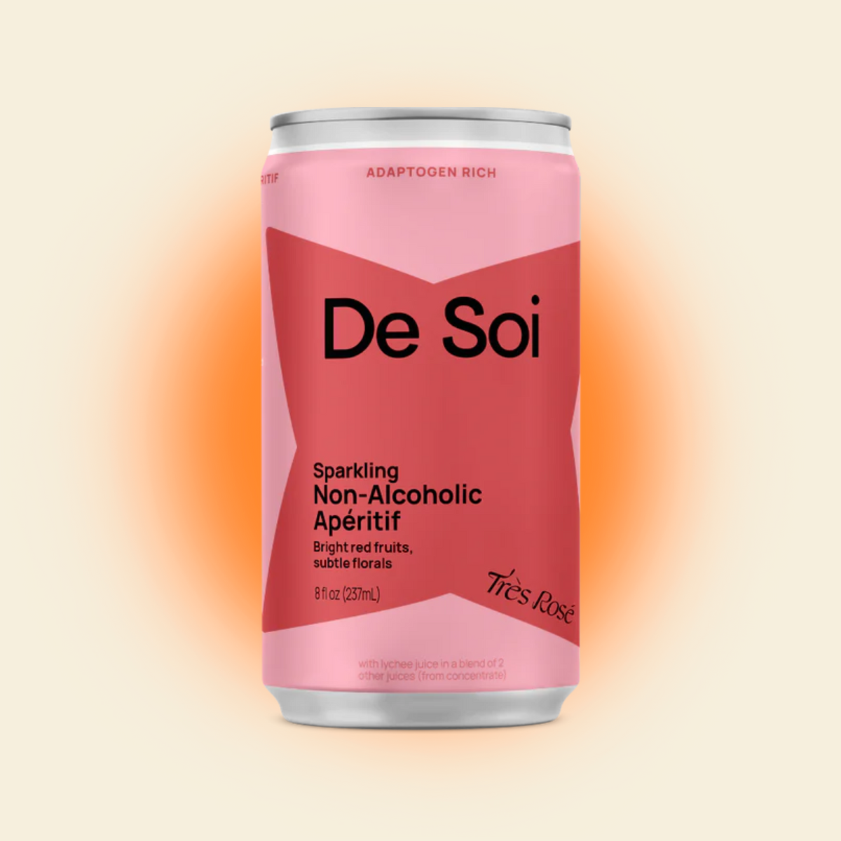De Soi - Très Rosé - Nonalcoholic Functional Apéritif - 4-Pack