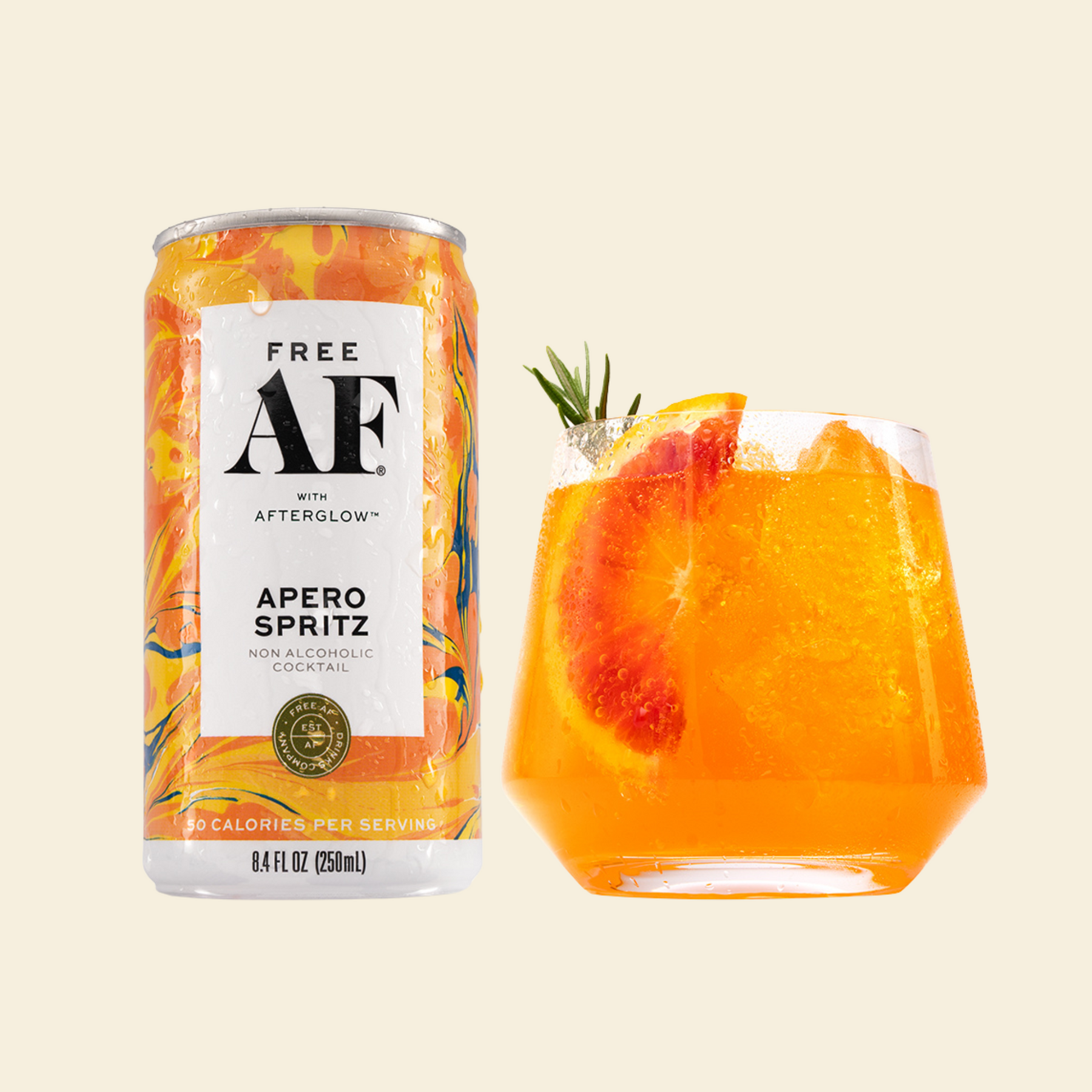 Free AF - Apero Spritz - Nonalcoholic Cocktail - 4-Pack
