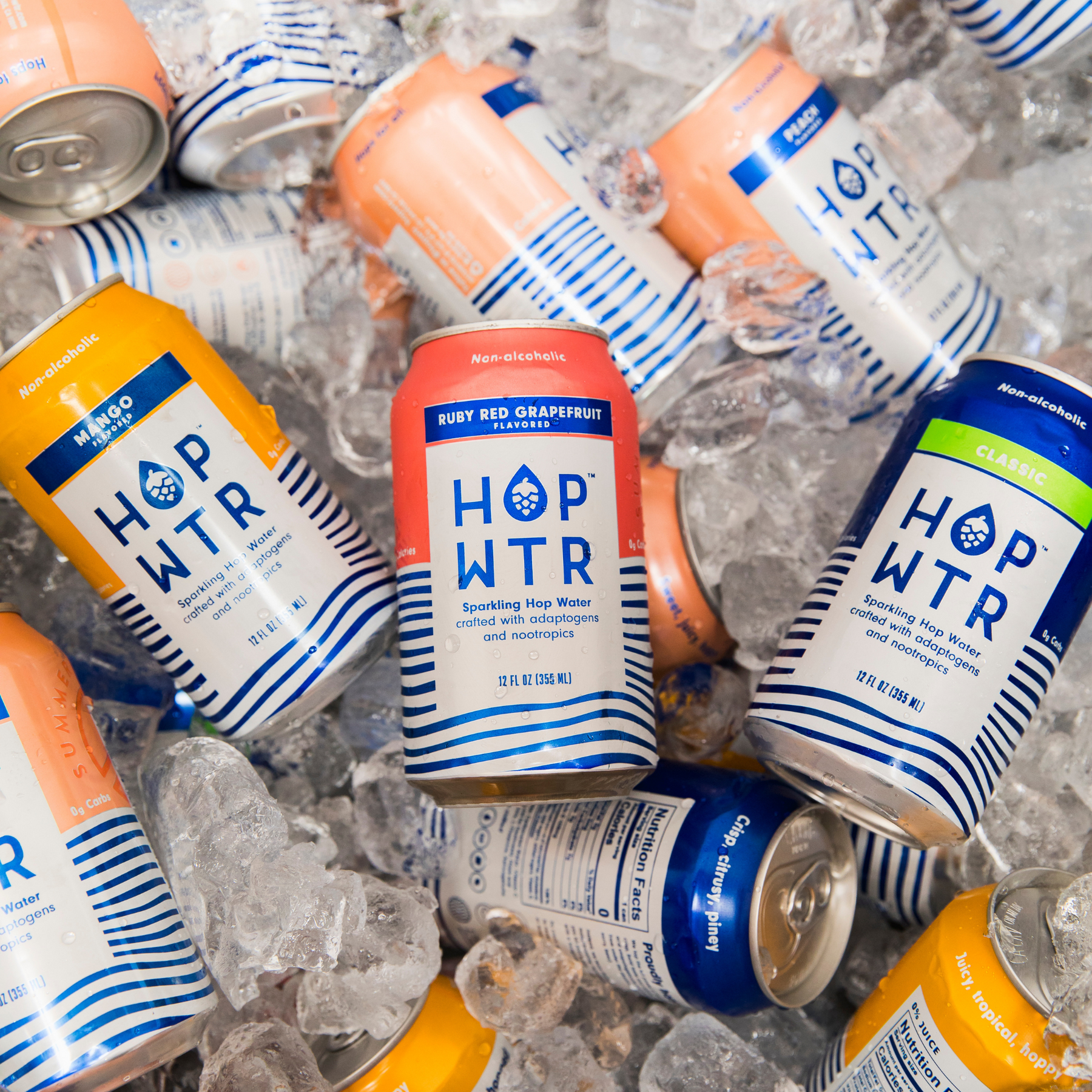 HOP WTR - Classic - Nonalcoholic Functional Hop Water - 6-Pack