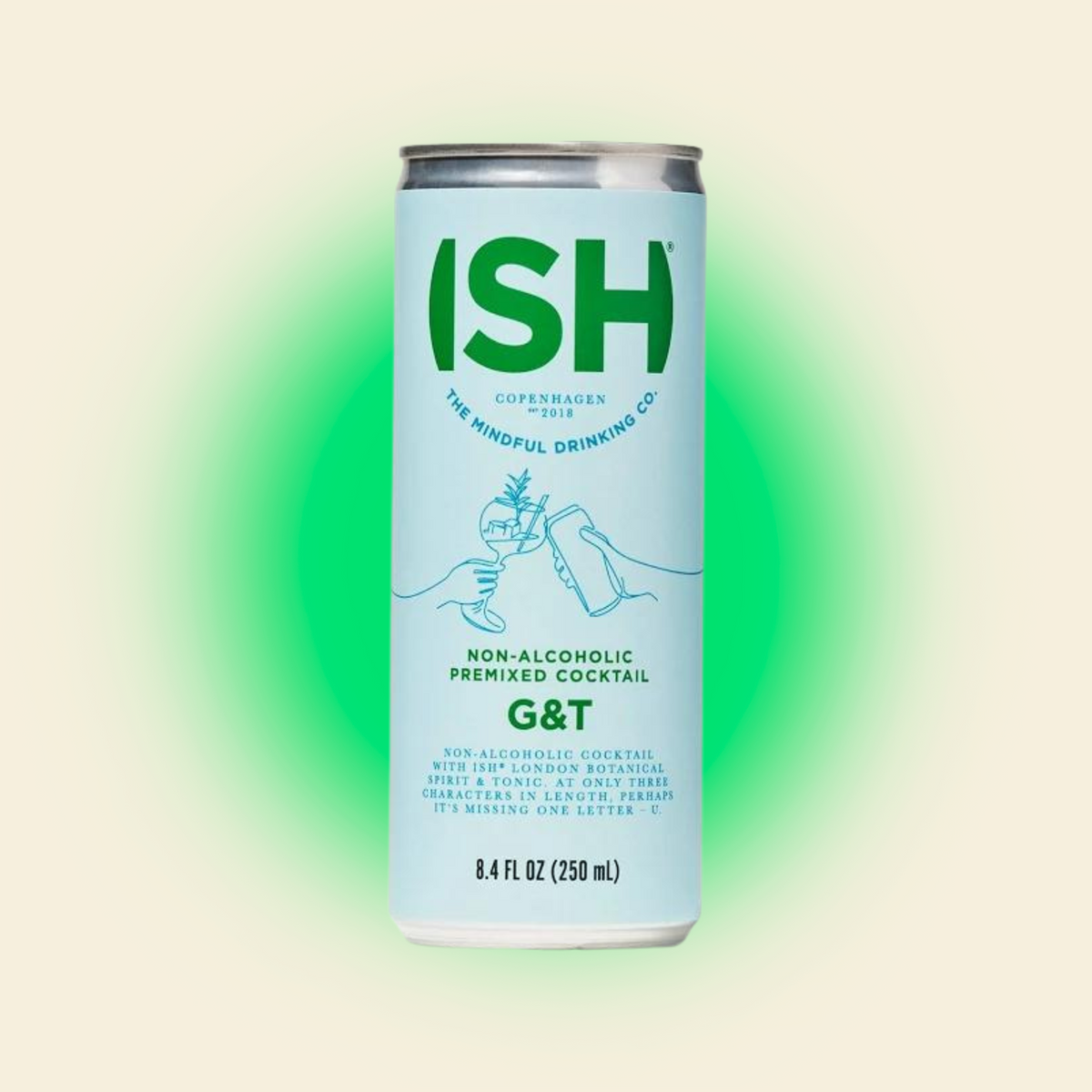 ISH - GinISH & Tonic - Nonalcoholic Cocktail - Single Can