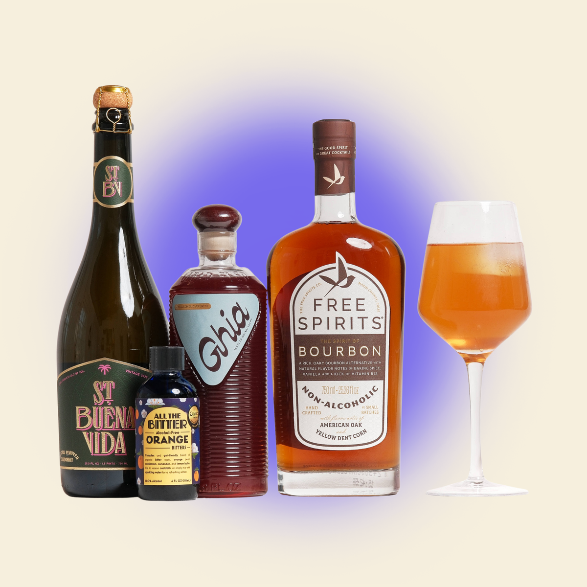 Maple Bourbon Spritz