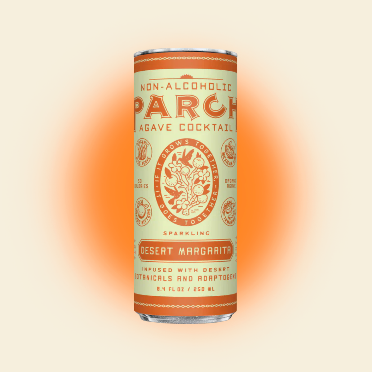 Parch - Desert Margarita - Nonalcoholic Functional Cocktail - 4-Pack