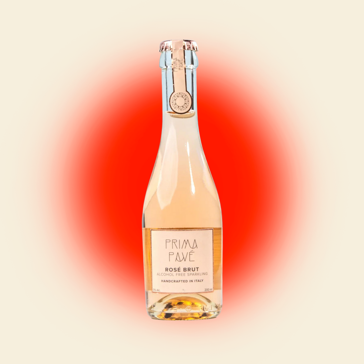 Prima Pavé - Rosé Brut Mini - Nonalcoholic Sparkling Wine