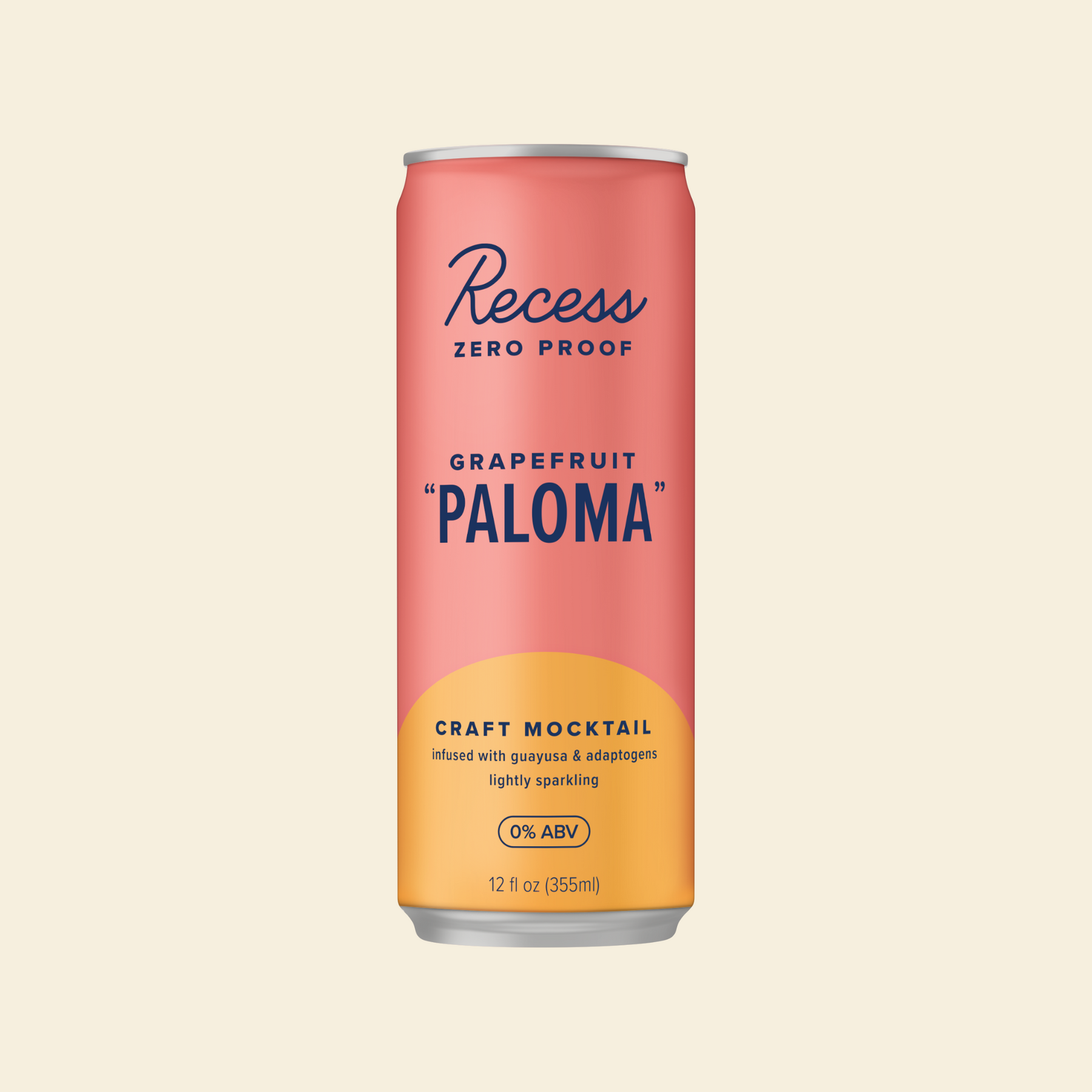 Recess - Grapefruit Paloma - Nonalcoholic Functional Cocktail - 4-Pack