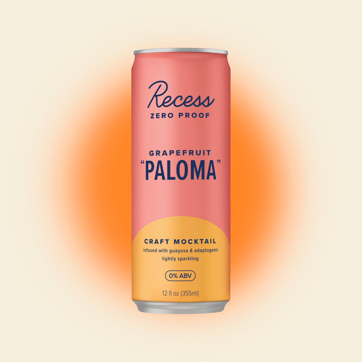 Recess - Grapefruit Paloma - Nonalcoholic Functional Cocktail - 4-Pack