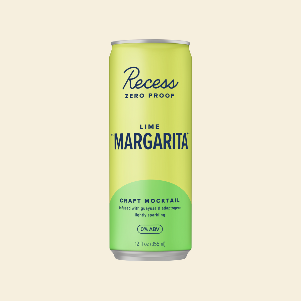 Recess - Lime Margarita - Nonalcoholic Functional Cocktail - 4-Pack