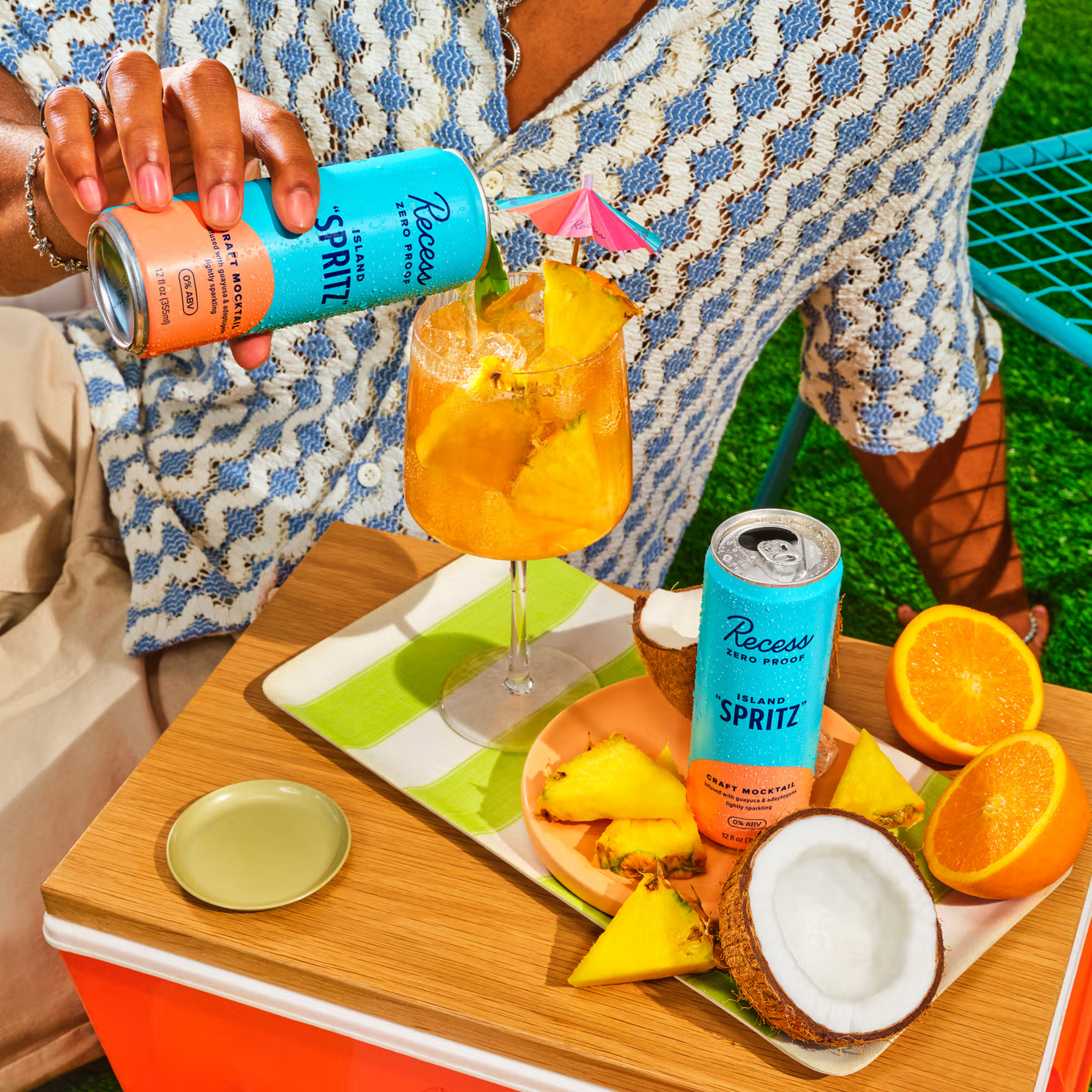 Recess - Island Spritz - Nonalcoholic Functional Cocktail - 4-Pack