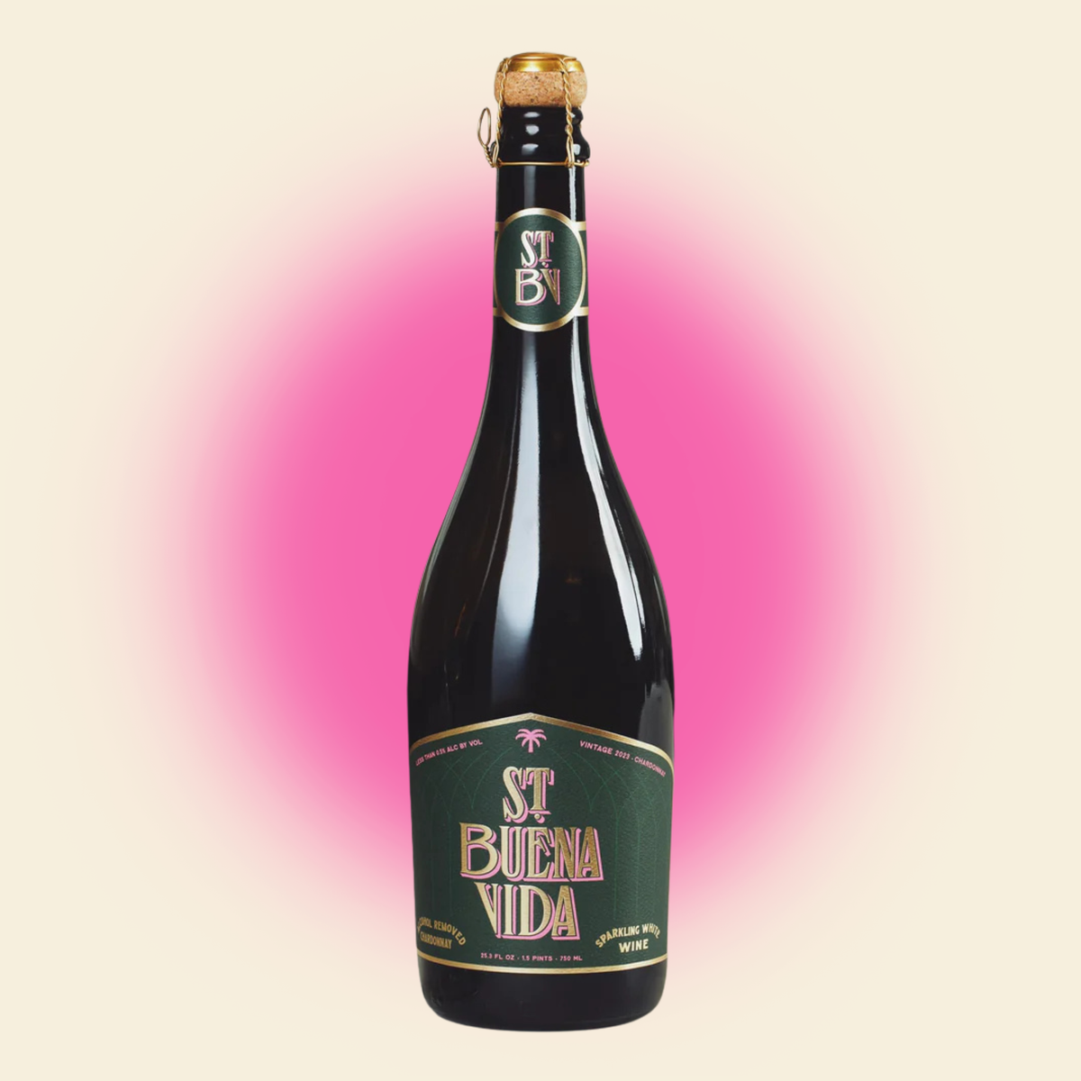 St. Buena Vida - Sparkling Chardonnay - Nonalcoholic White Wine