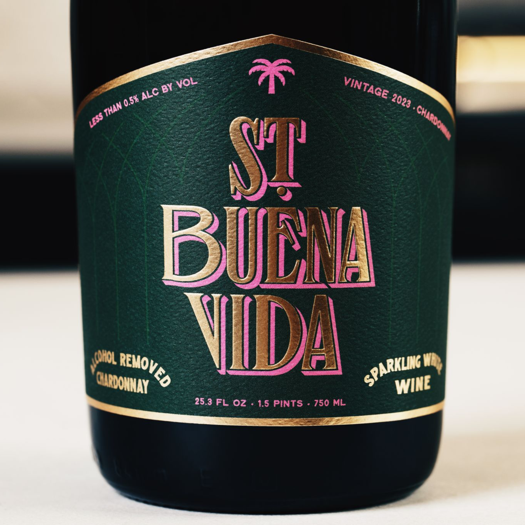 St. Buena Vida - Sparkling Chardonnay - Nonalcoholic White Wine