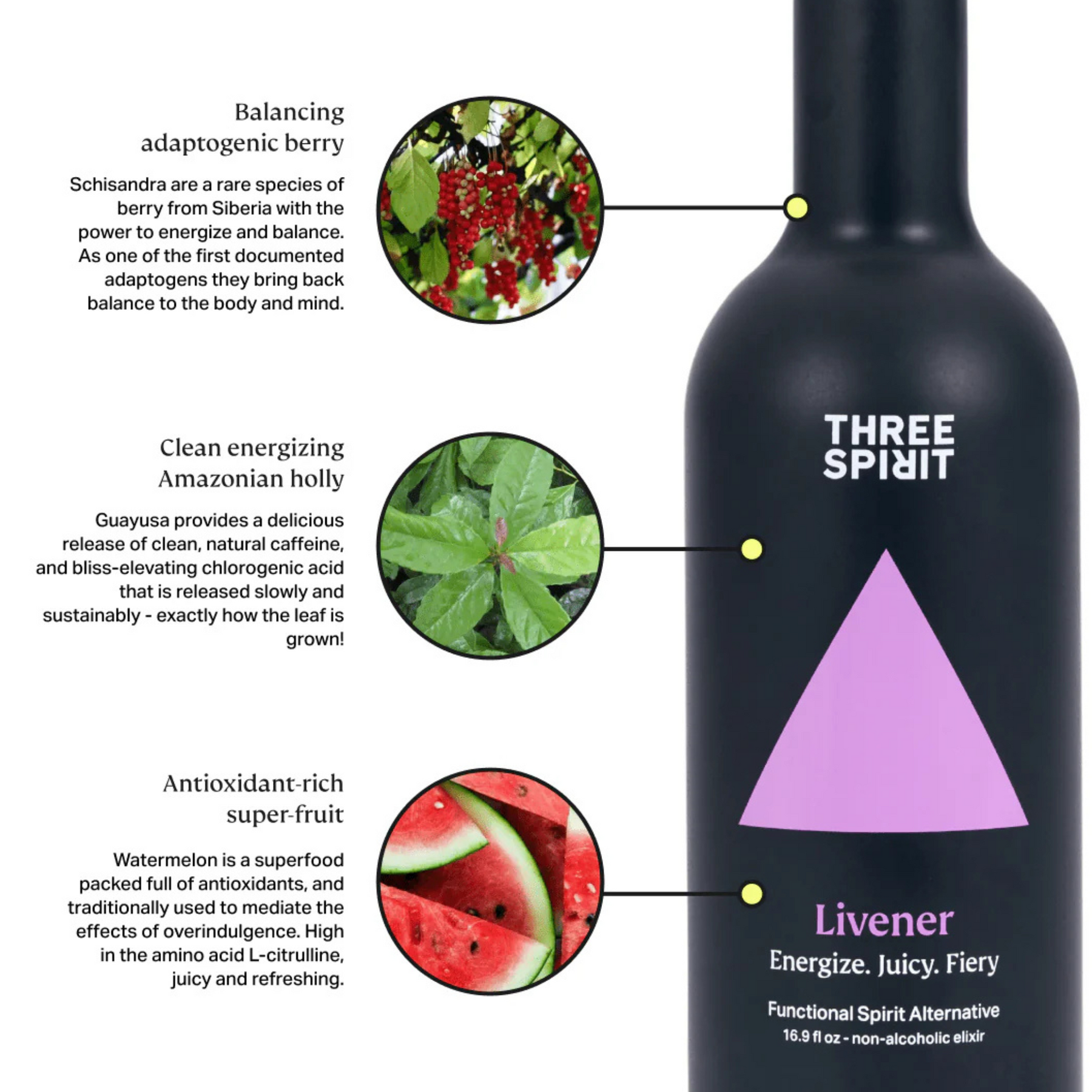 Three Spirit - Livener - Nonalcoholic Functional Spirit