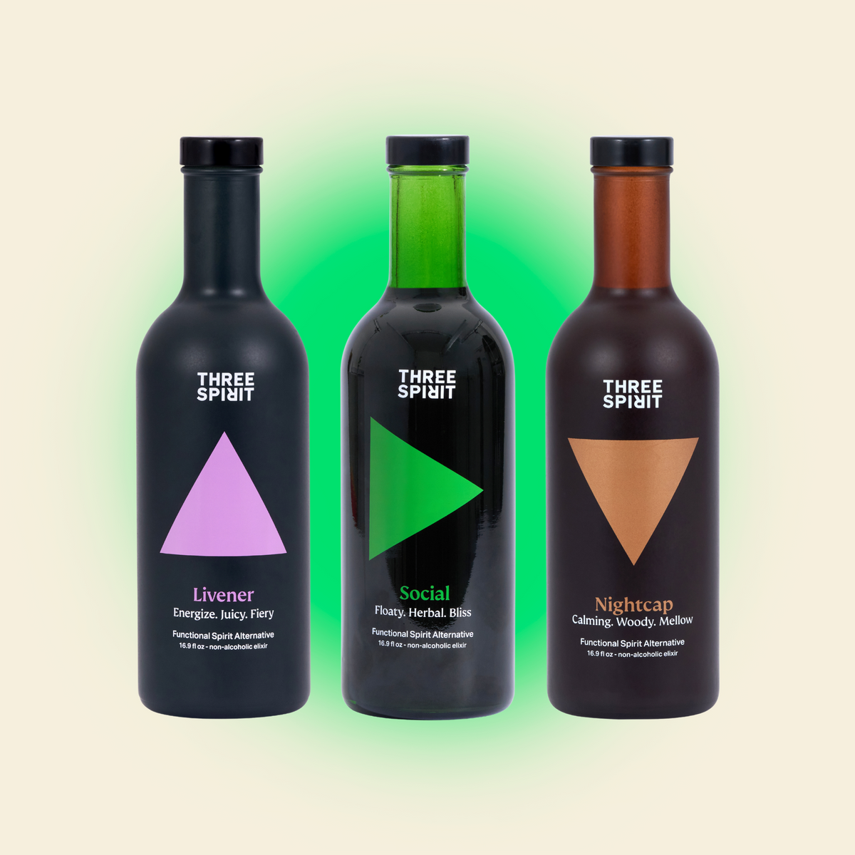 Three Spirit - Starter Pack - Nonalcoholic Functional Spirit