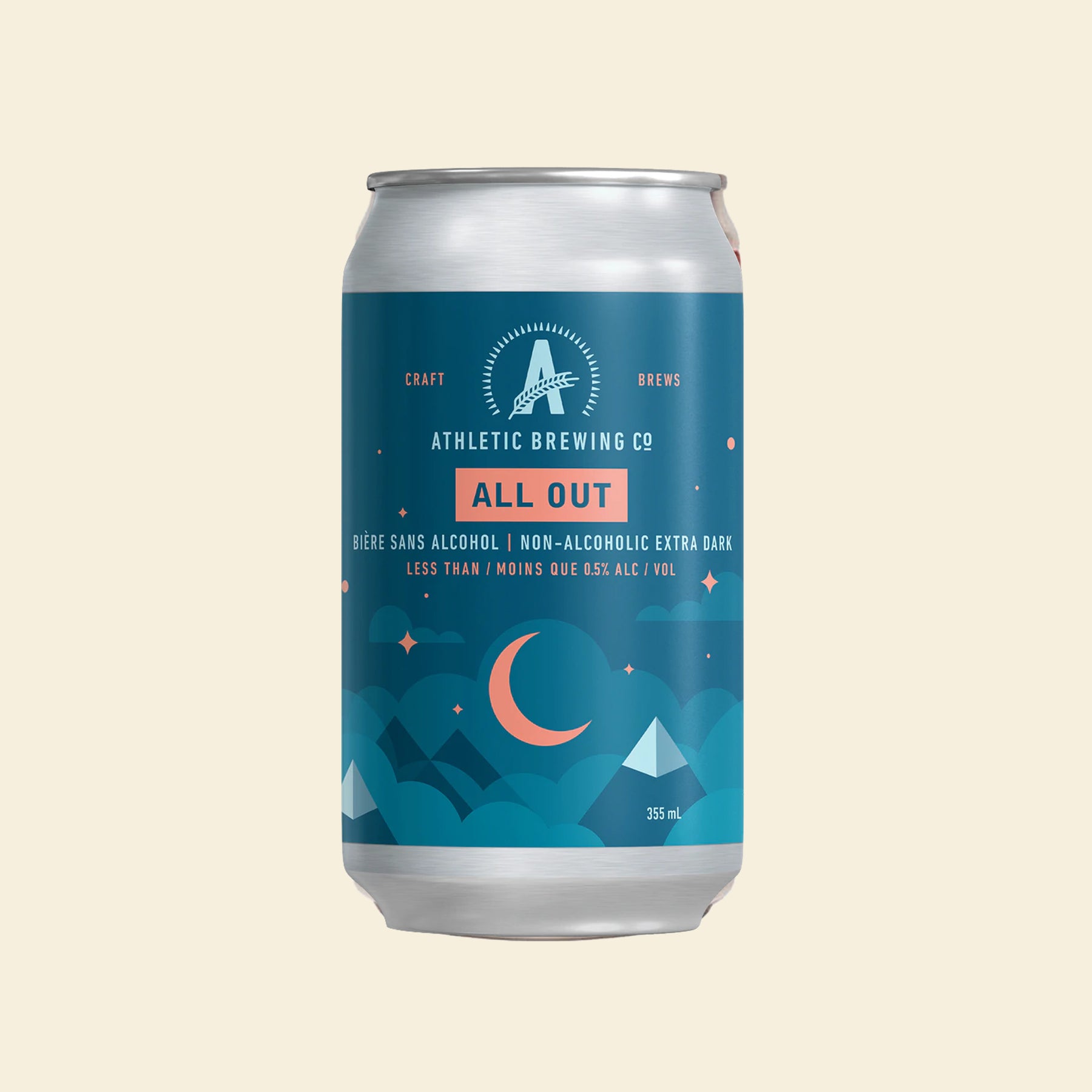 Athletic Brewing All Out Extra Dark Nonalcoholic Beer