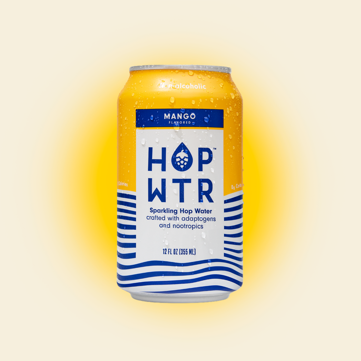 HOP WTR - Mango - Nonalcoholic Functional Hop Water - 6-Pack