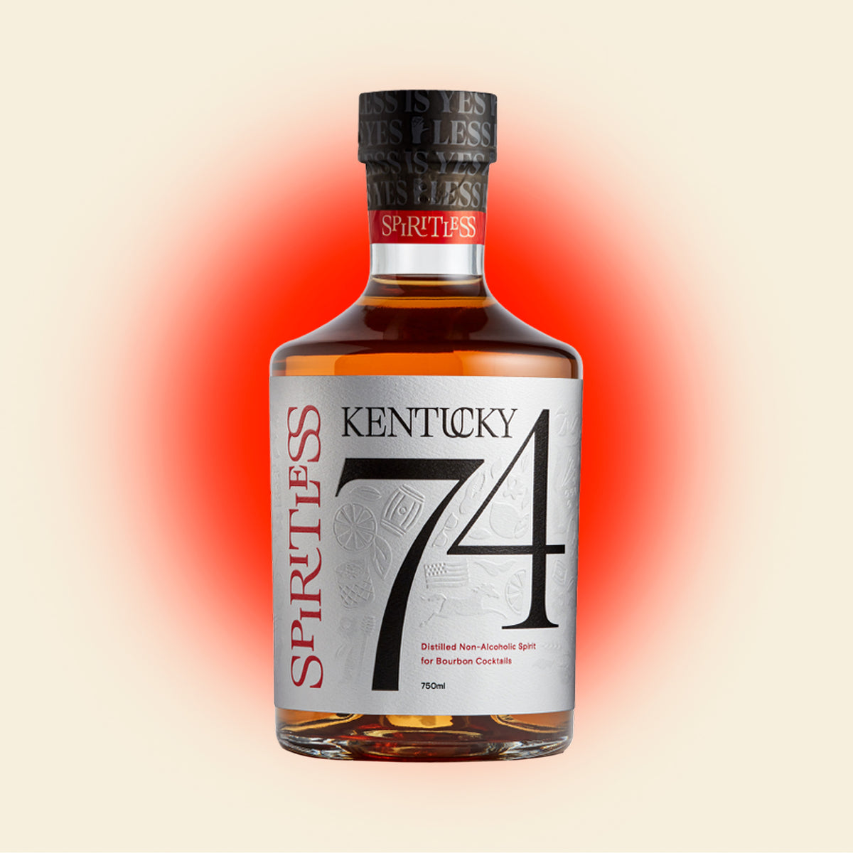 Spiritless Kentucky 74 Bourbon Nonalcoholic Spirit