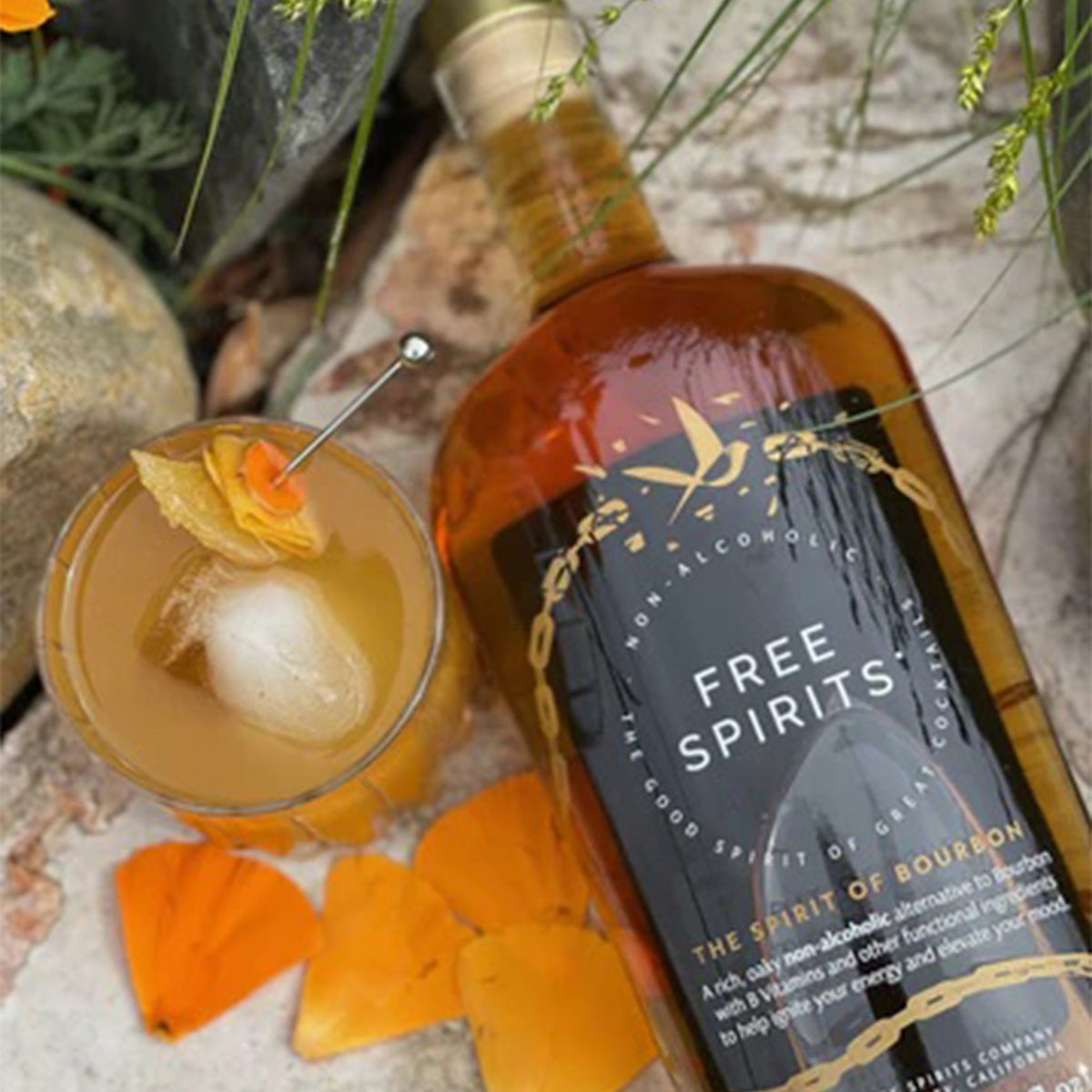 The Spirit of Bourbon  Non-Alcoholic Bourbon – The Free Spirits Company