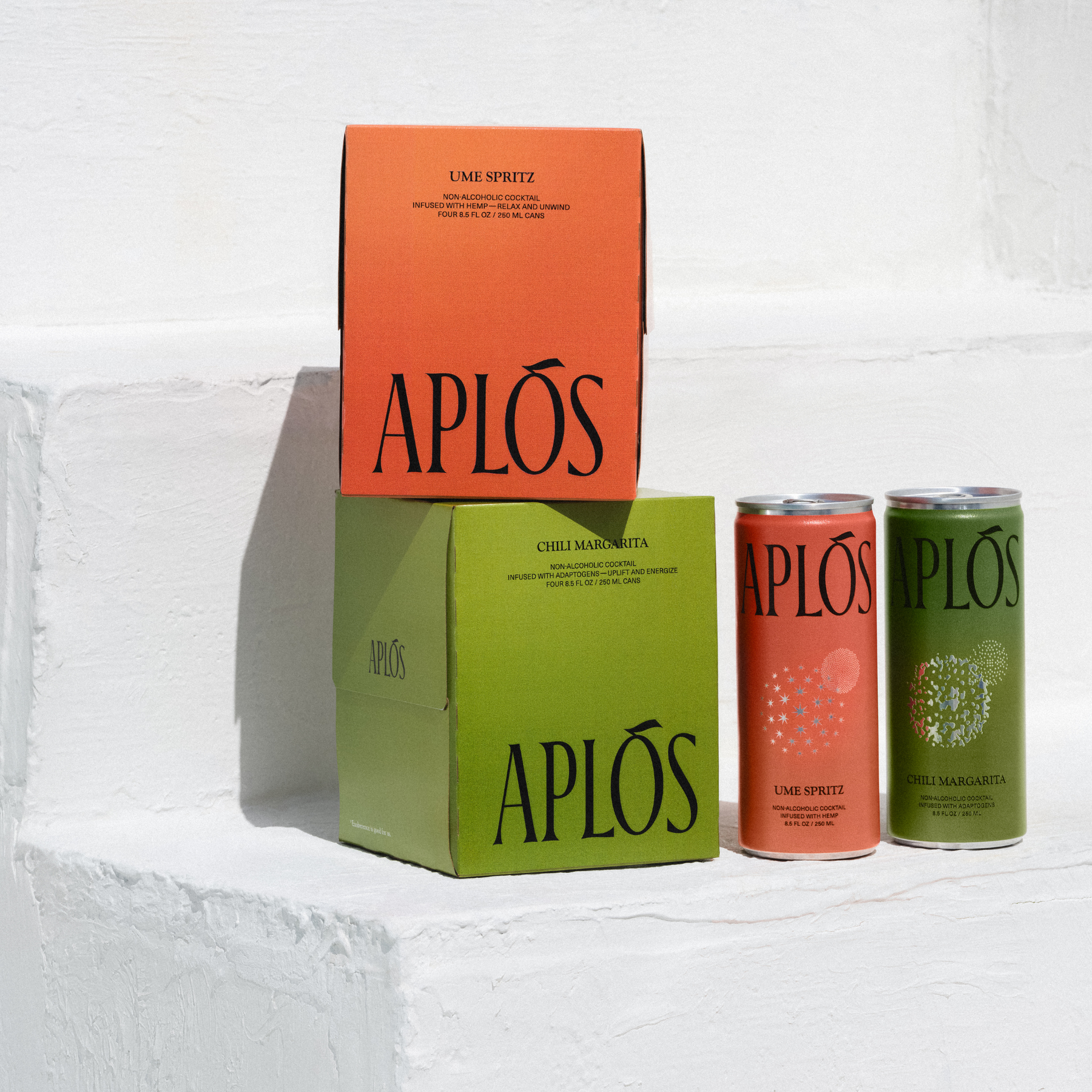 Aplós - Ume Spritz - Nonalcoholic Functional Cocktail - 4-Pack