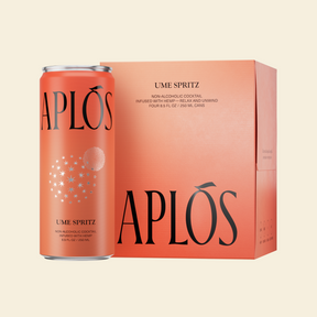 Aplós - Ume Spritz - Nonalcoholic Functional Cocktail - 4-Pack