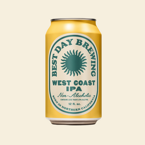 Best Day Brewing - West Coast IPA - Nonalcoholic Beer - 6-Pack