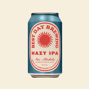 Best Day Brewing - Hazy IPA - Nonalcoholic Beer - 6-Pack