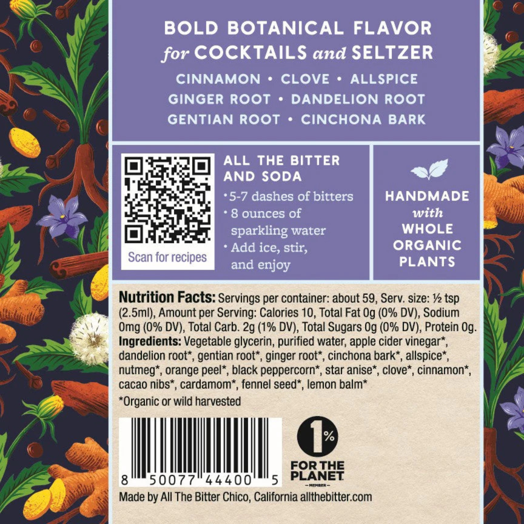 All The Bitter - Aromatic - Alcohol-Free Bitters - 2oz