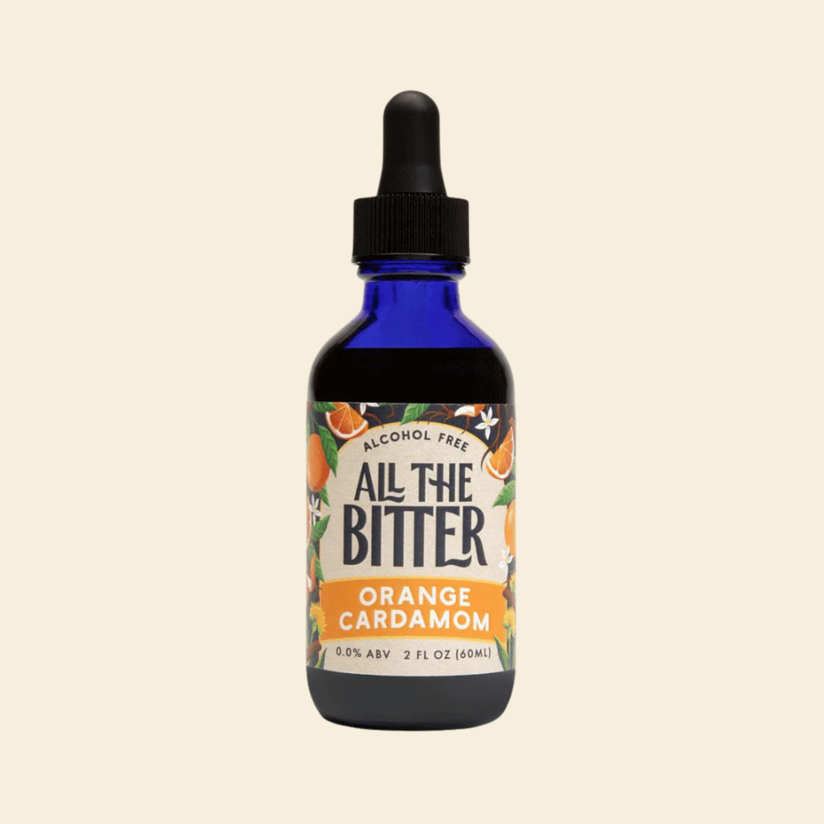 All The Bitter - Orange & Cardamom - Alcohol-Free Bitters - 2oz