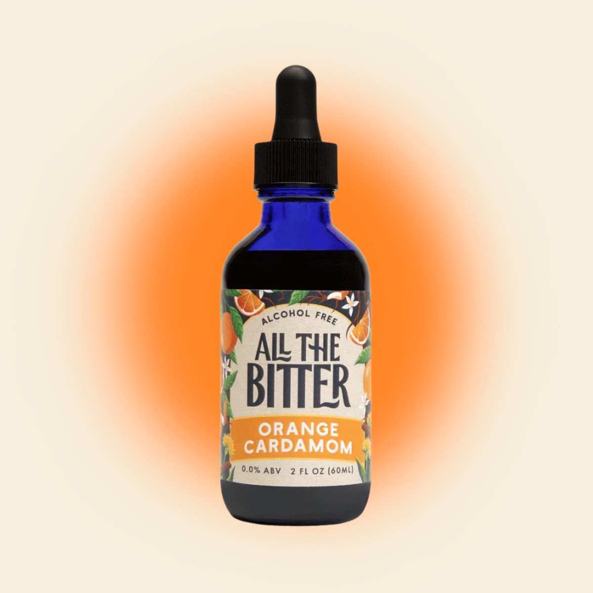 All The Bitter - Orange & Cardamom - Alcohol-Free Bitters - 2oz