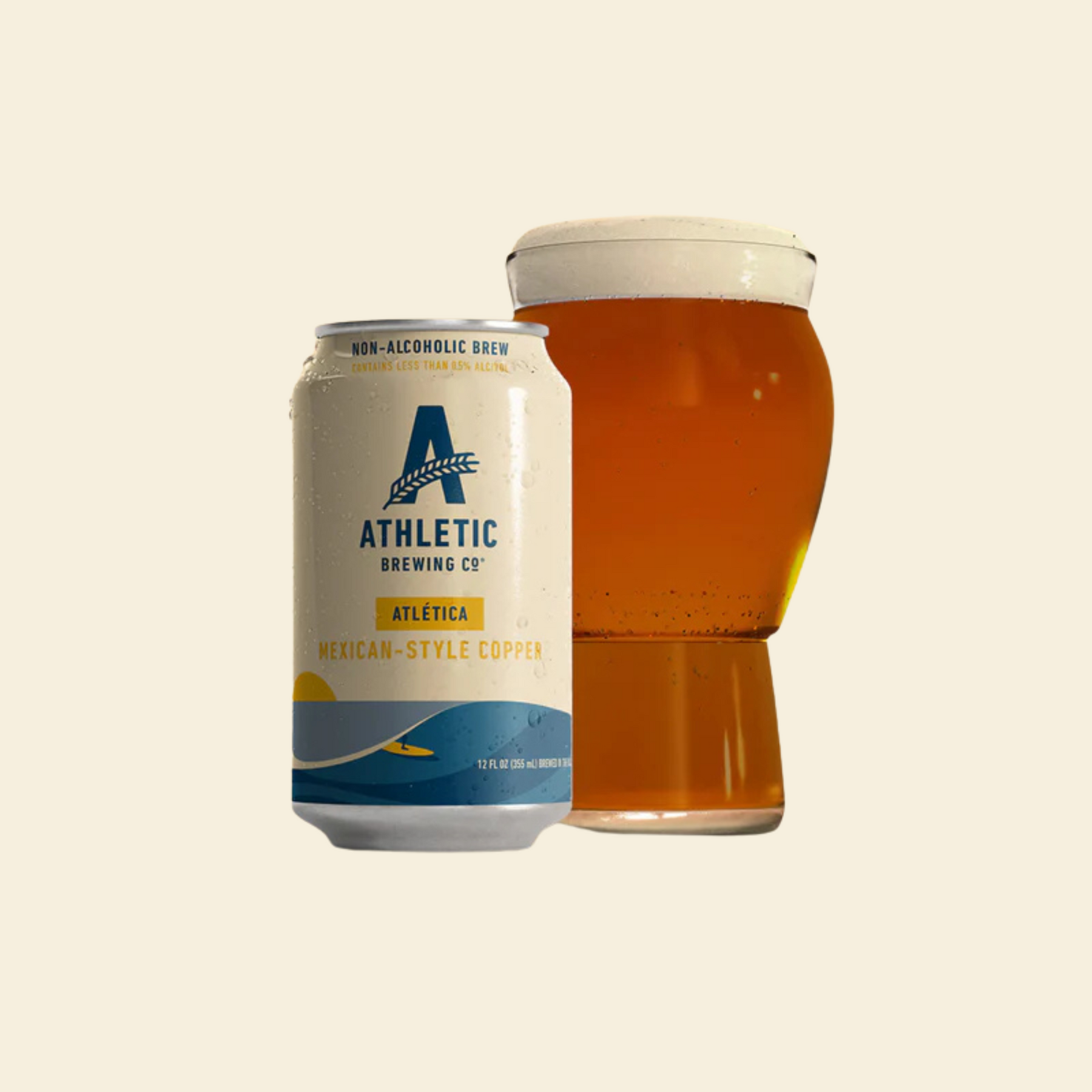 Athletic Brewing - Cerveza Atletica - Nonalcoholic Beer - 6-Pack