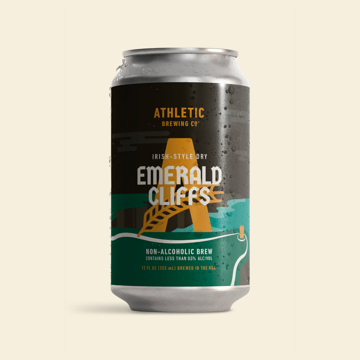 Athletic Brewing - Emerald Cliffs Dark Irish Style Dry - 6-Pack