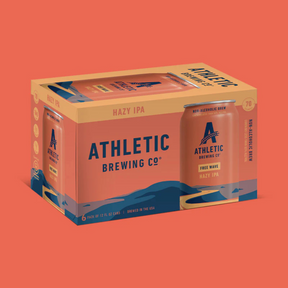 Athletic Brewing - Free Wave Hazy IPA - Nonalcoholic Beer - 6-Pack