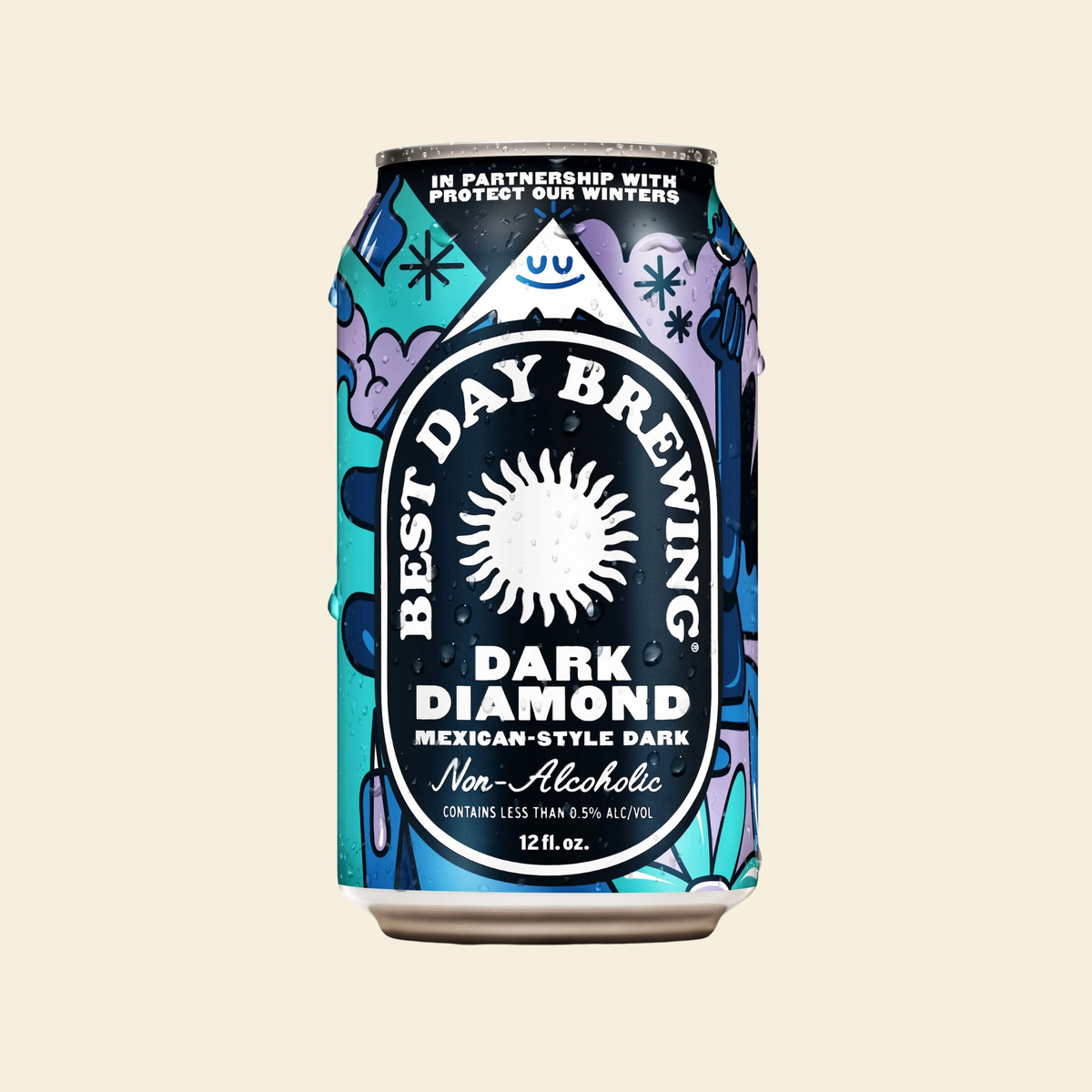 Best Day Brewing - Dark Diamond Mexican-Style Dark - Nonalcoholic Beer - 6-Pack