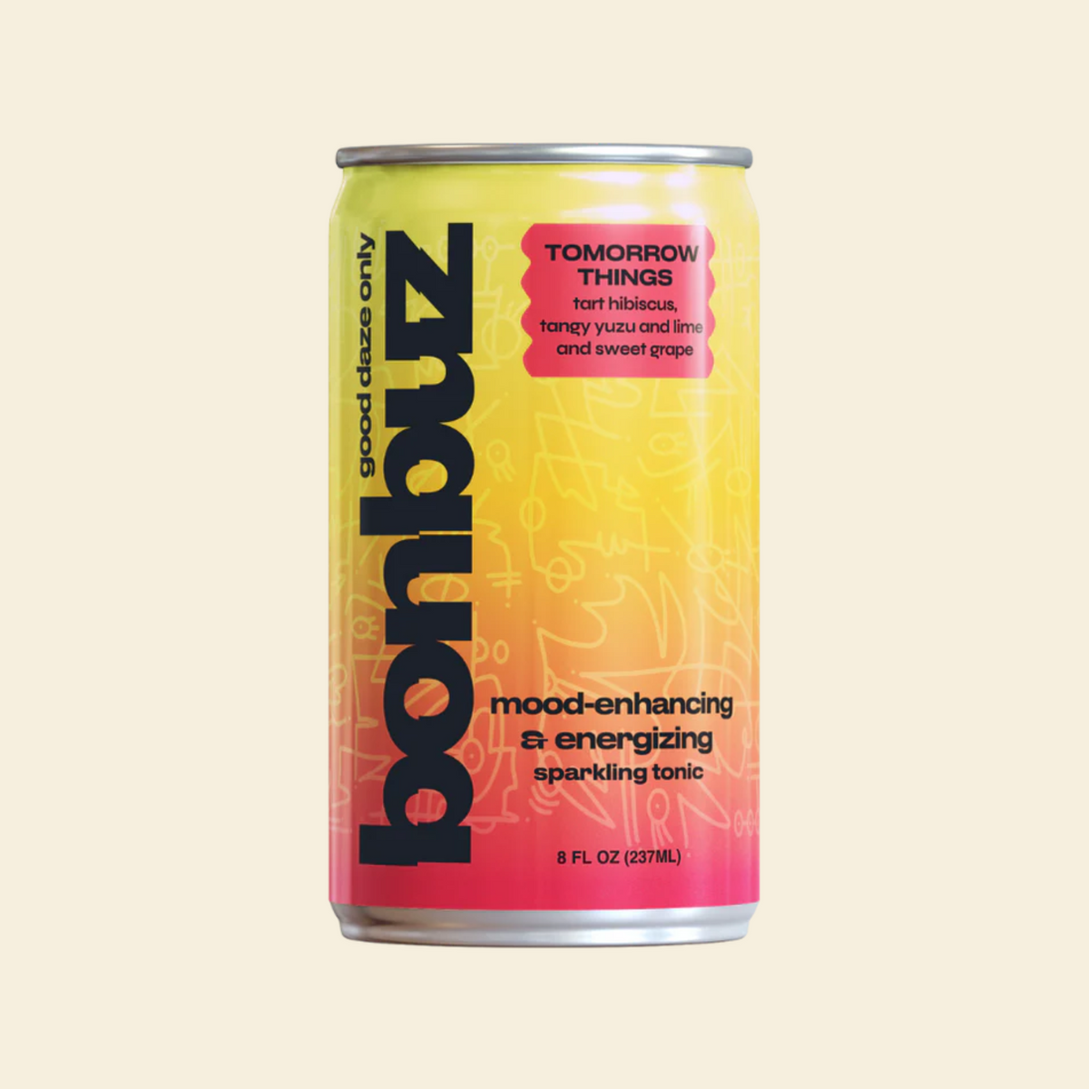 Bonbuz Fizz - Tomorrow Things - Nonalcoholic Functional Cocktail - 4-Pack