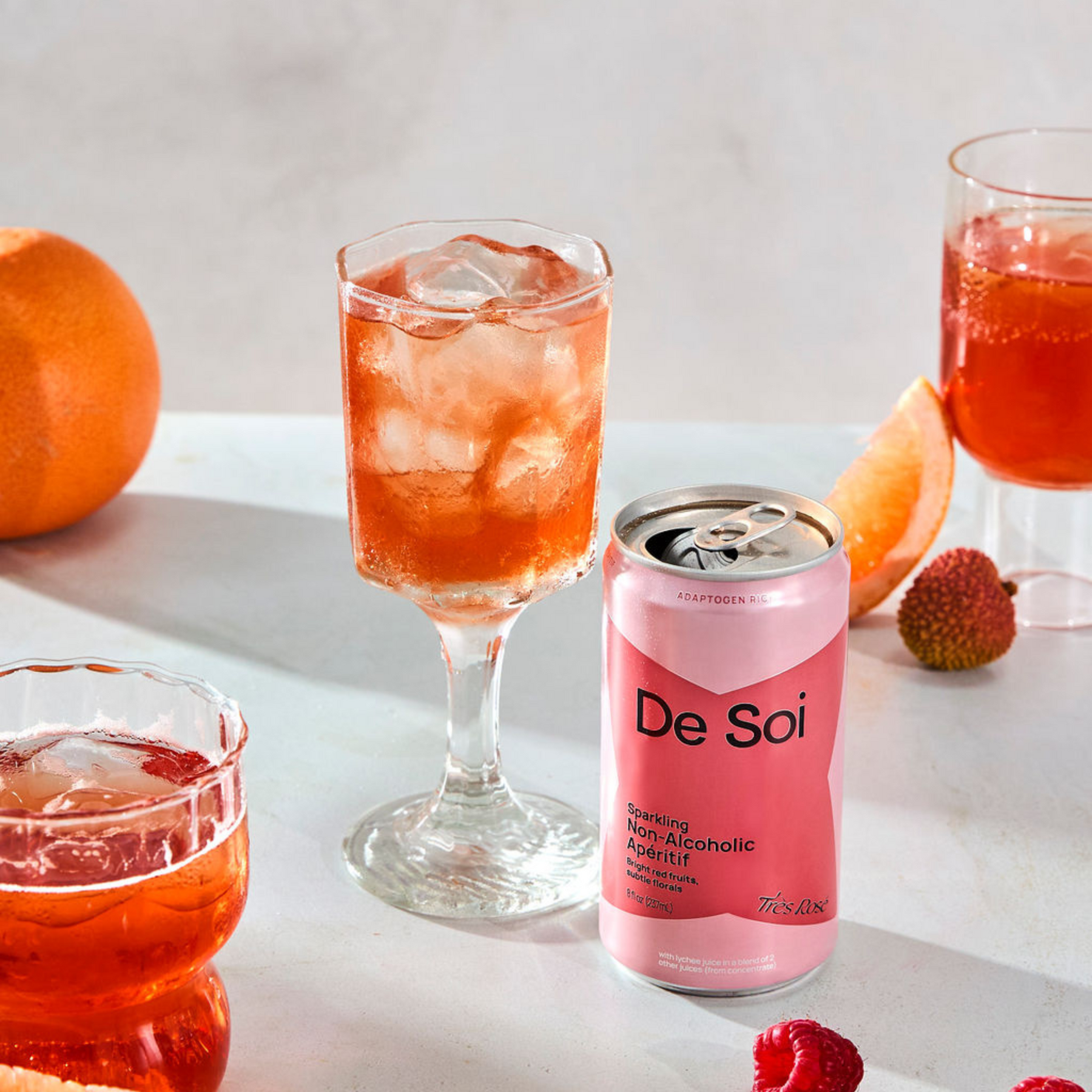 De Soi - Très Rosé - Nonalcoholic Functional Apéritif - 4-Pack