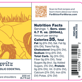 For Bitter For Worse - Eva's Spritz - Nonalcoholic Apéritif - 4-Pack