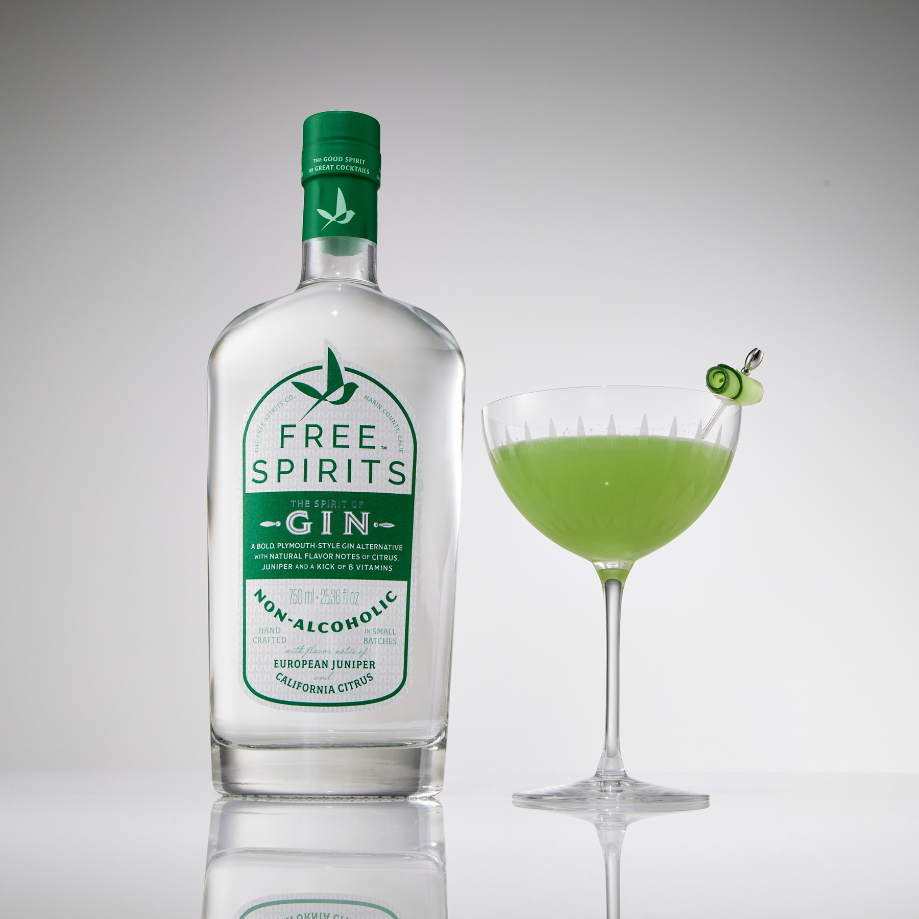 Free Spirits - The Spirit of Gin - Nonalcoholic Spirit