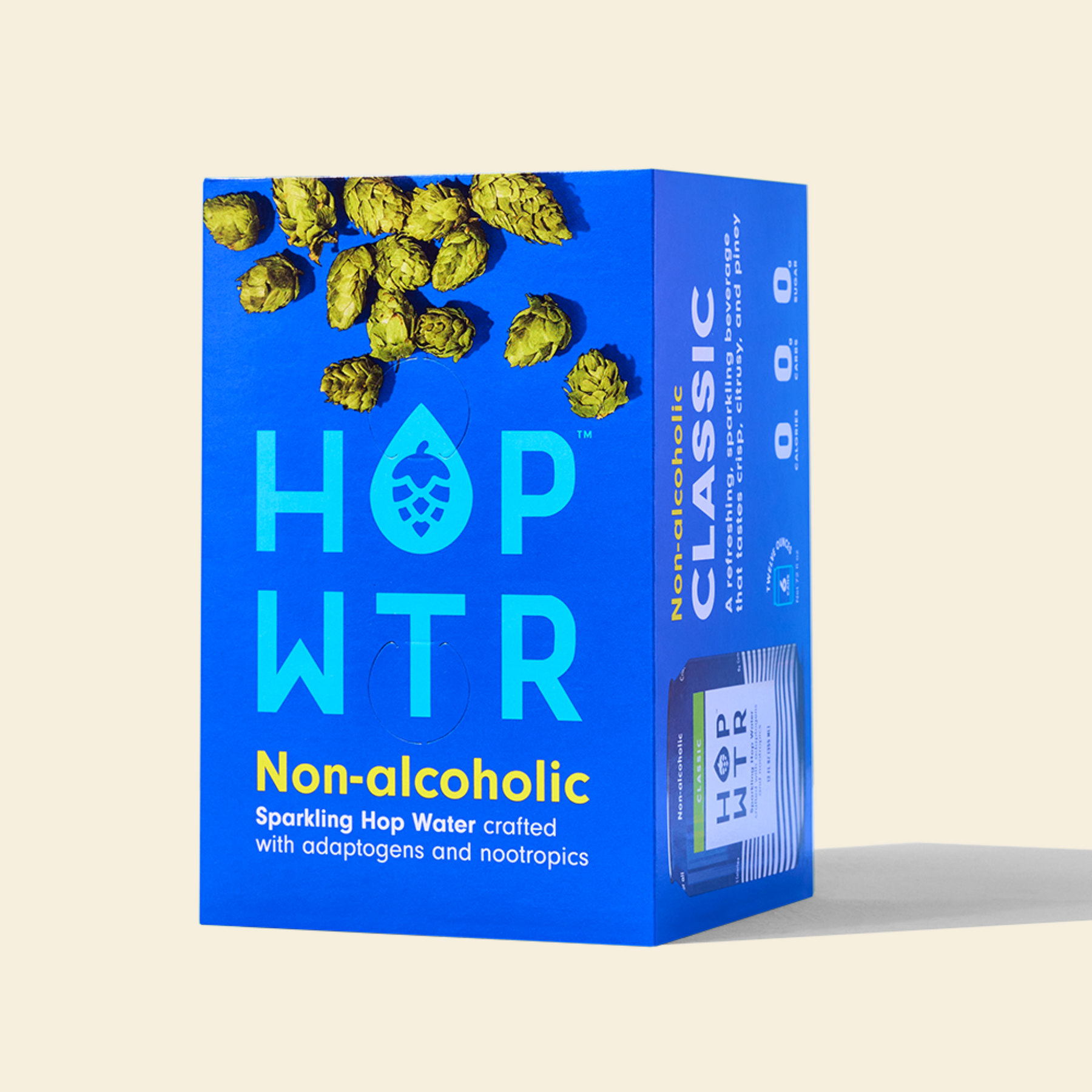 HOP WTR -  Classic - Nonalcoholic Functional Hop Water - 6-Pack