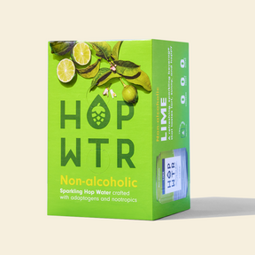 HOP WTR - Lime - Nonalcoholic Functional Hop Water - 6-Pack