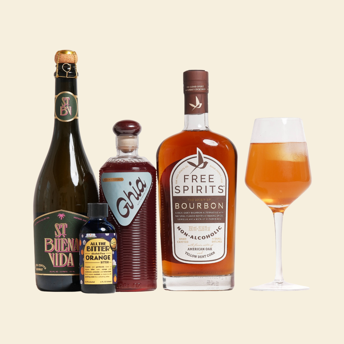 Maple Bourbon Spritz