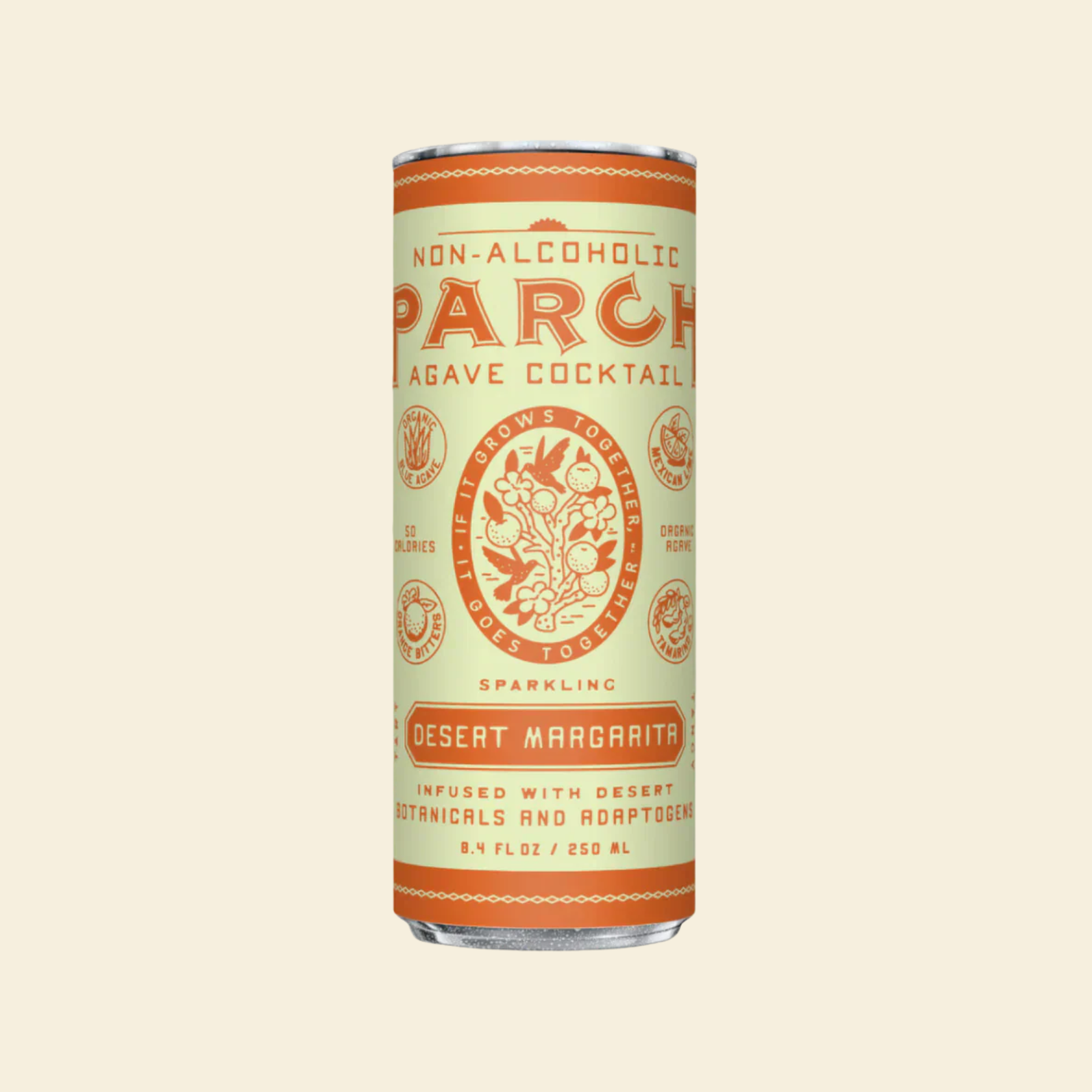 Parch - Desert Margarita - Nonalcoholic Functional Cocktail - 4-Pack