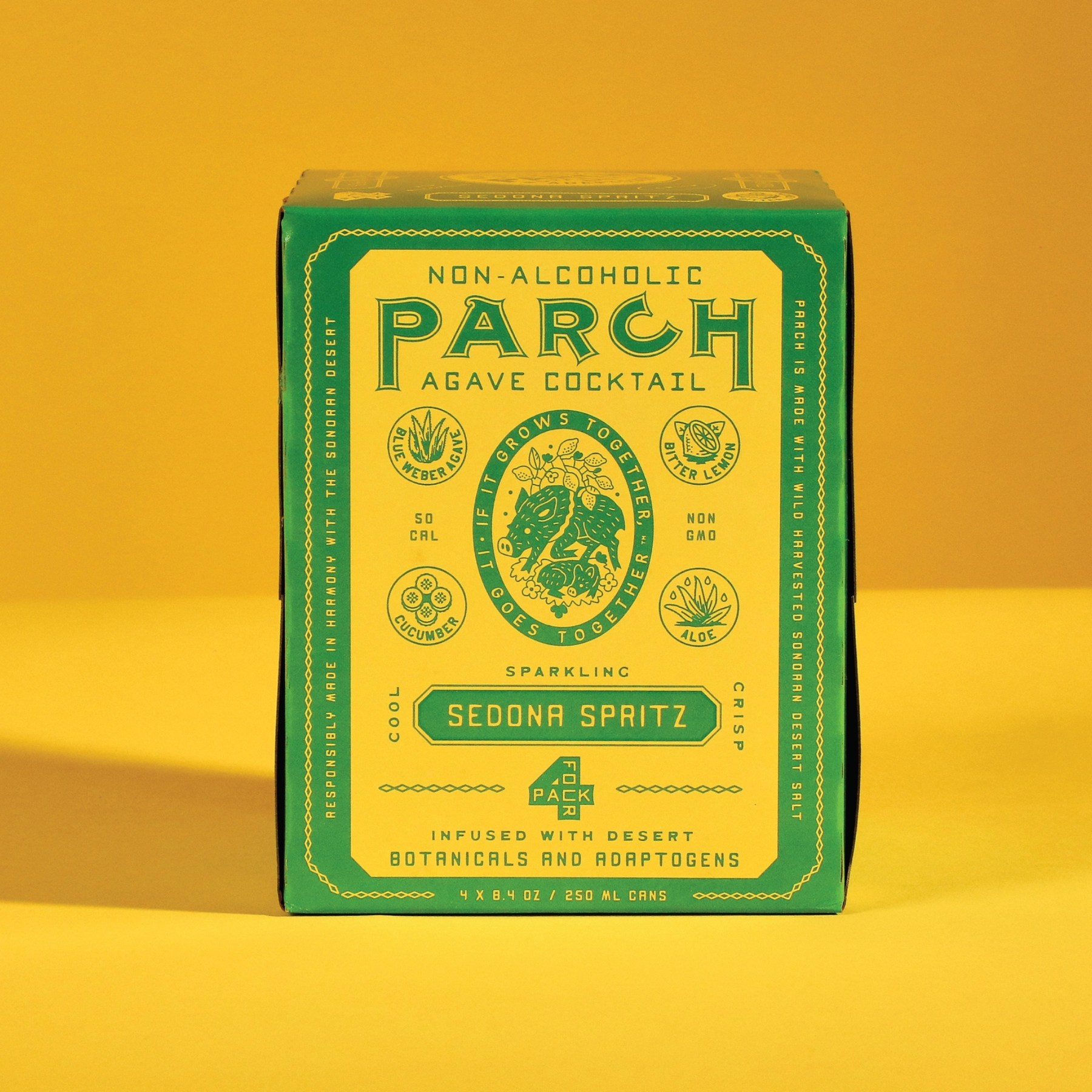 Parch - Sedona Spritz - Nonalcoholic Functional Cocktail - 4-Pack