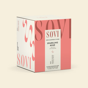 Sovi - Sparkling Rosé - Nonalcoholic Wine - 4-Pack