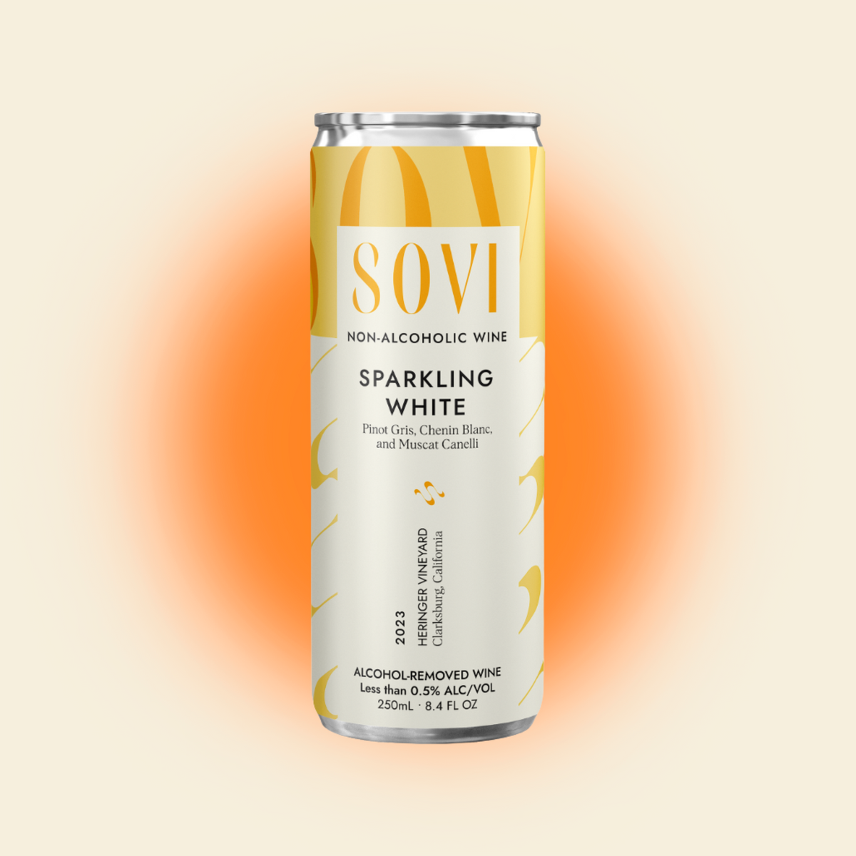 Sovi - Sparkling White - Nonalcoholic Wine - 4-Pack