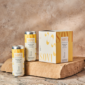 Sovi - Sparkling White - Nonalcoholic Wine - 4-Pack