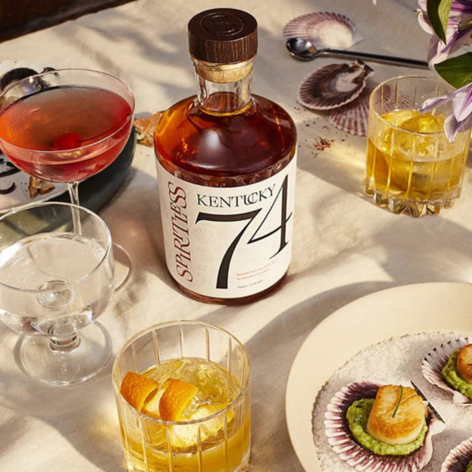 Spiritless - Kentucky 74 Bourbon - Nonalcoholic Spirit