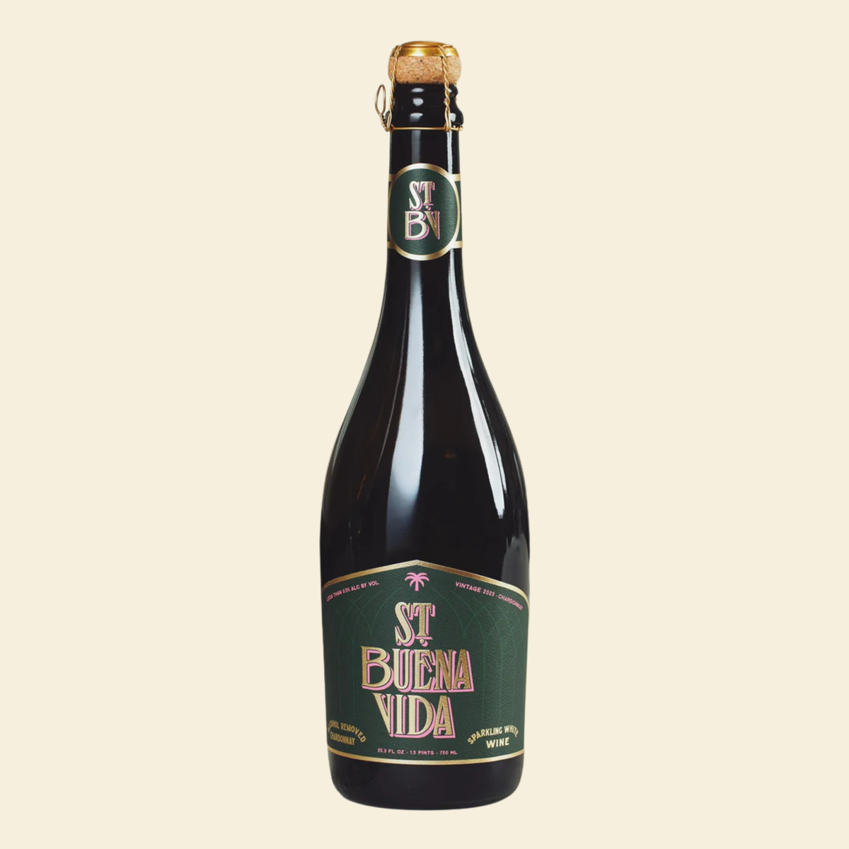 St. Buena Vida - Sparkling Chardonnay - Nonalcoholic White Wine