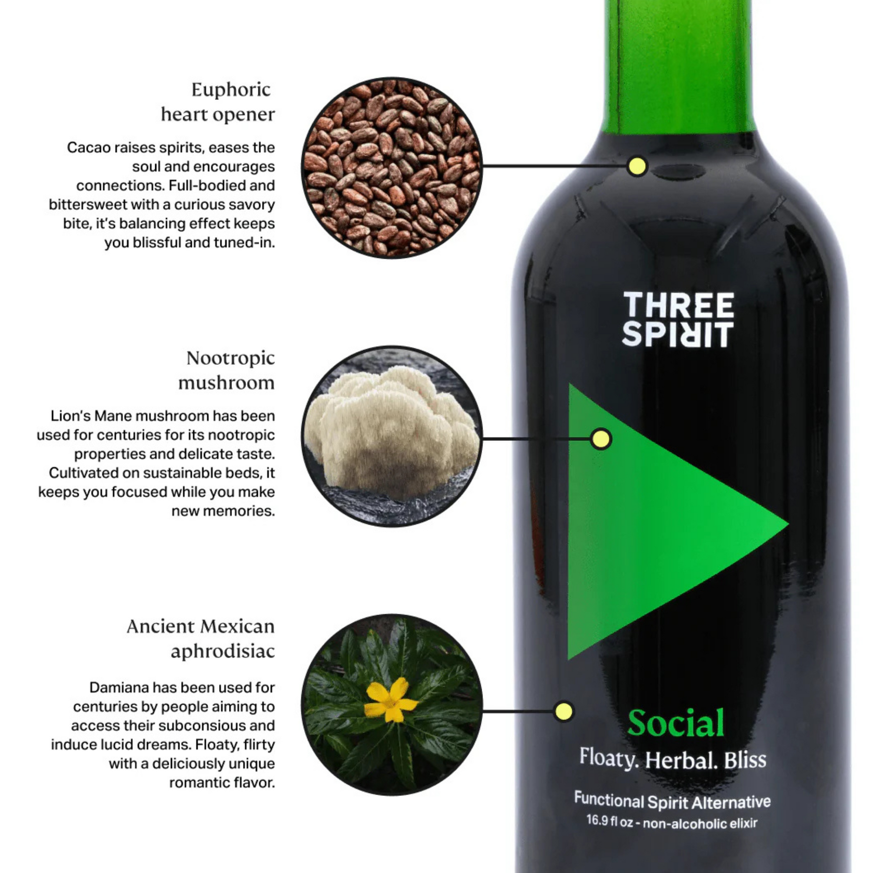 Three Spirit - Social Elixir - Nonalcoholic Functional Spirit